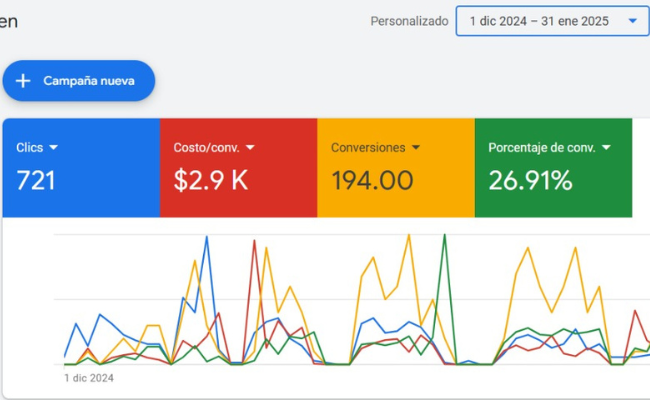 Google Ads Advertising Results